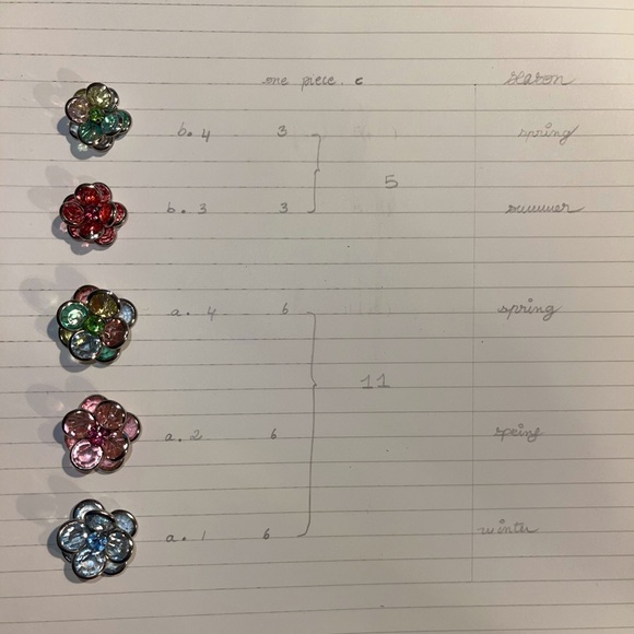 SILVER & BLUE SWAROVSKI CHOKER NECKLACE - Picture 8 of 8